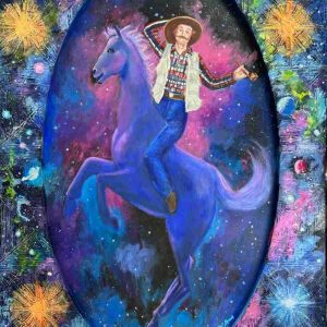 SOARING THROUGH THE UNIVERSE WITH MY BEST FRIEND